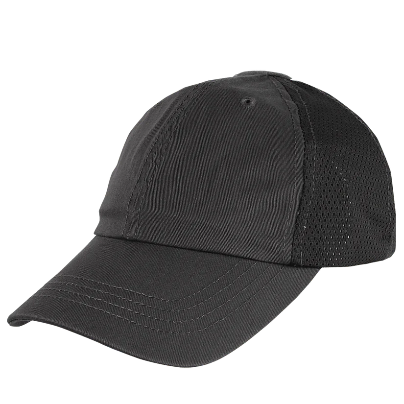 Gorra Táctica Condor con Panel de malla – Negro