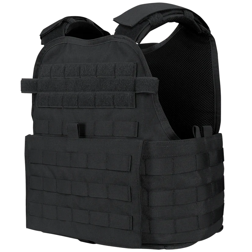 Chaleco Porta Placa Modular Condor Outdoor Negro (Gen.2)