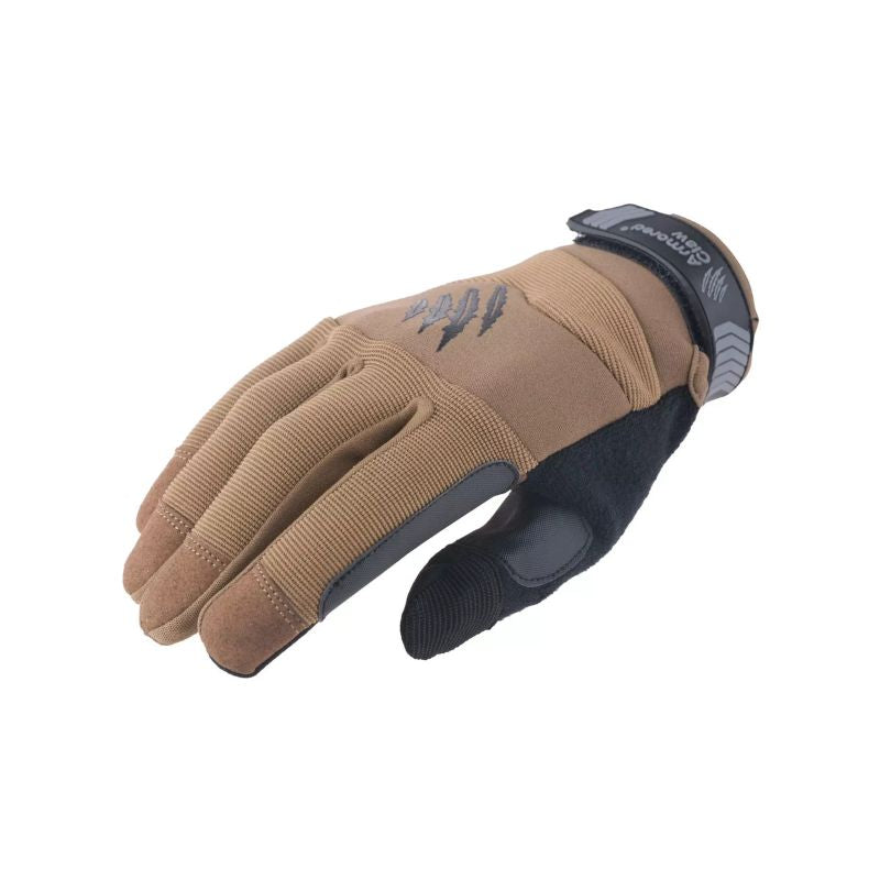 Guantes Tácticos Armored Claw Precision Grip Tan Talla L