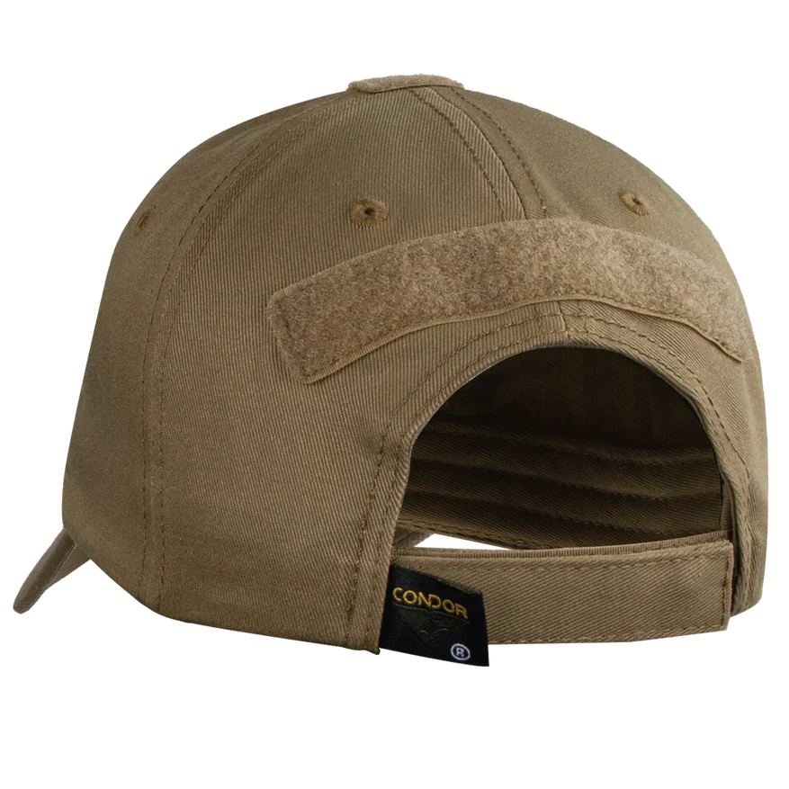 Gorra Táctica Condor con velcro – Negro