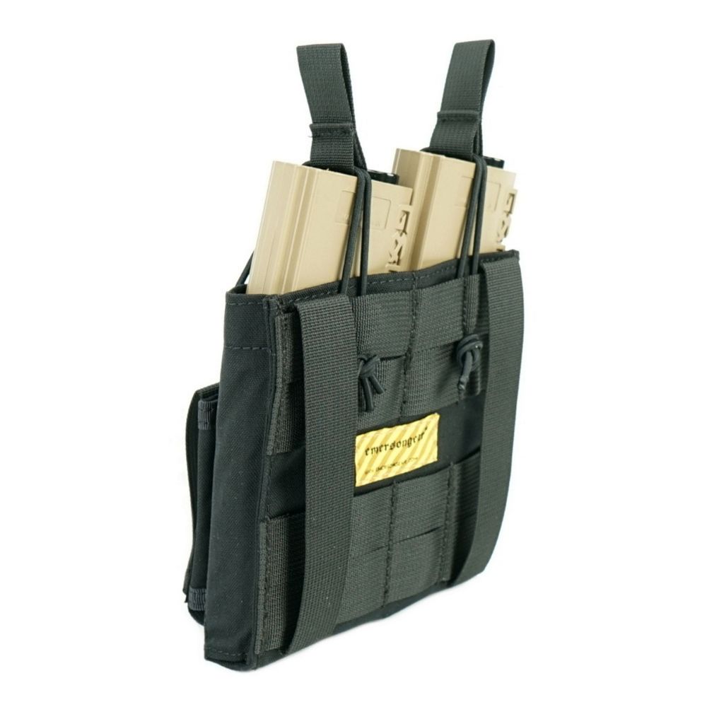 Porta cargadores Emerson 5.56＆pistola abierto negro