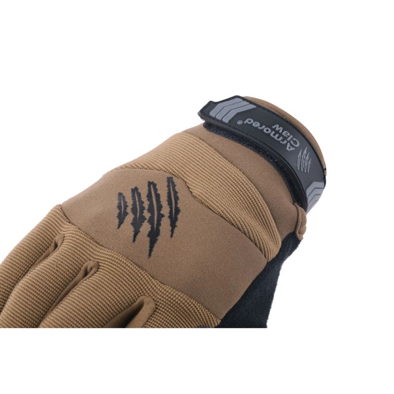 Guantes Tácticos Armored Claw Precision Grip Tan Talla L