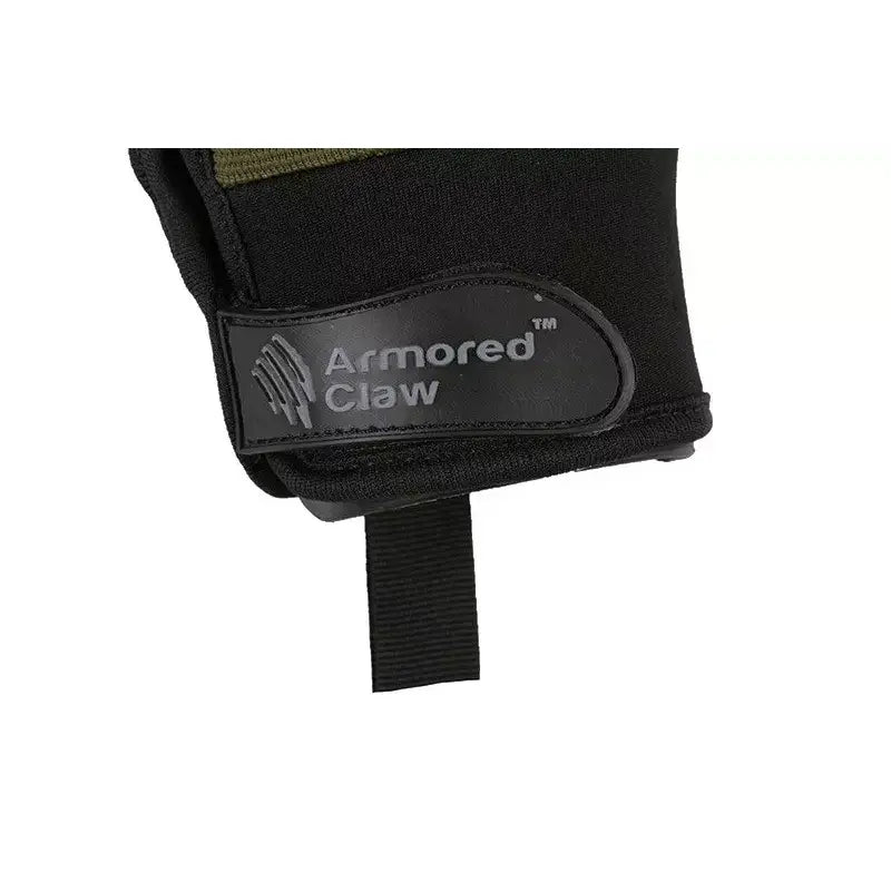 Guantes Tácticos Armored Claw Shield Olive Defender Talla S