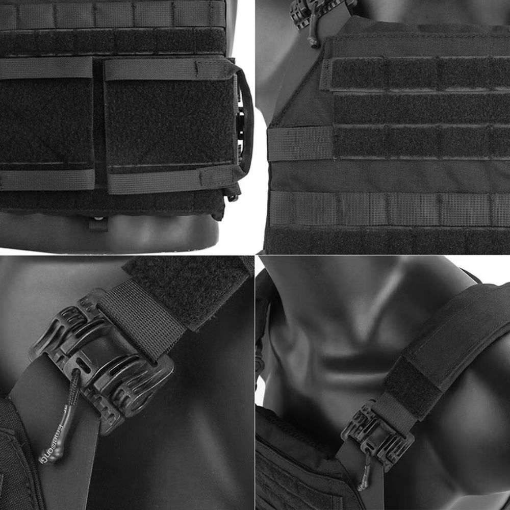 Porta placa Emersongear suelta rápida JPC 2.0 (Negro)