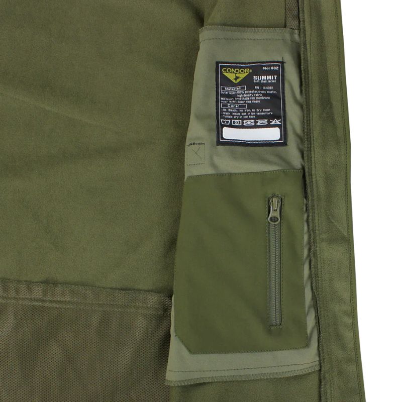 Chaqueta Softshell Summit negra Condor (S)