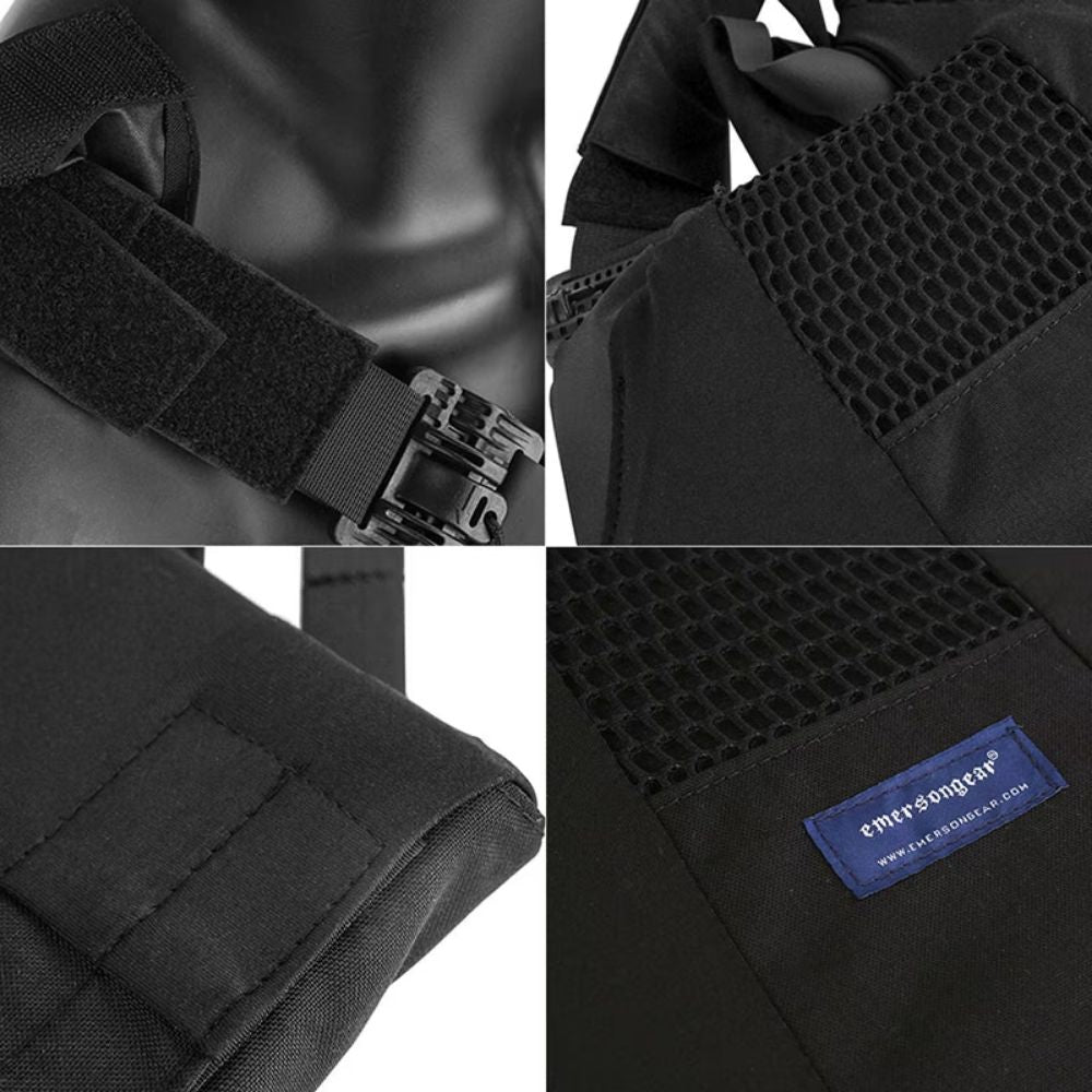 Porta placa Emersongear suelta rápida JPC 2.0 (Negro)